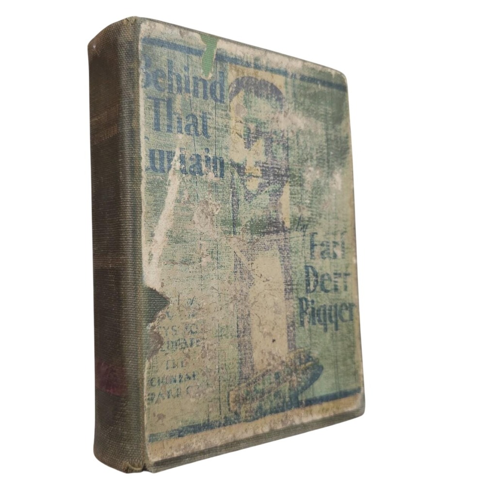 1928 Behind‎ That Curtain Earl Derr Biggers Mystery Novel Book Hardcover Spooky